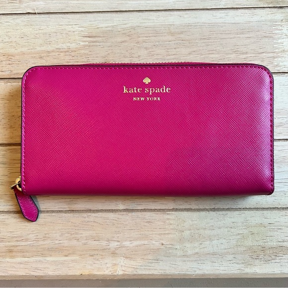 kate spade Handbags - ♠️ Kate Spade Brynn Saffiano PVC Large Continental Wallet 🩷